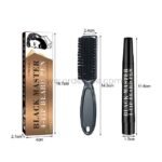 Compact waterproof beard filler pen and brush with size labels.