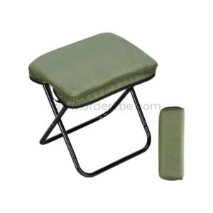 Pocket-Sized Camping Chair – Ultra-Light 1.8lbs Foldable Stool with Carry Bag, Holds 265lbs – Perfect for Hiking, Picnics & Fishing
