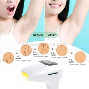 IPL Laser Hair Removal Device – 500K Flashes, Painless At-Home Treatment & Safe for All Skin Tones