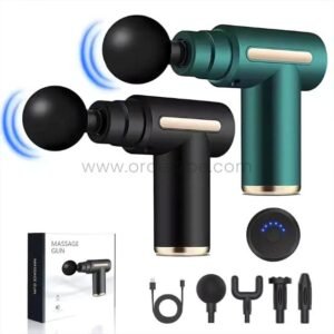 Portable Fascial Massage Gun – 6-Speed Cordless Deep Tissue Massager for Full-Body Relief