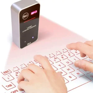 Portable Laser Projection Keyboard – Bluetooth Virtual QWERTY for Phones & Tablets