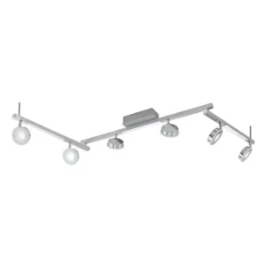 EGLO Cardillio LED Spotlight – 1.58m Adjustable Ceiling Light for Shadow-Free Coverage