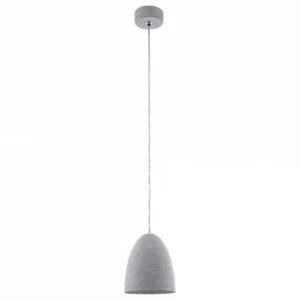 EGLO Sarabia Suspension Lamp – Matte Grey Art Nouveau Pendant, E27 Socket