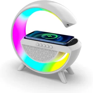 G-Station Bedside Speaker Hub – Wireless Charger, RGB Lamp & Smart Alarm